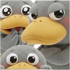 Greetings and reaction of the shoebill 2