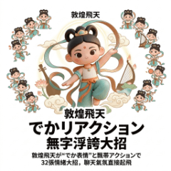 敦煌飛天・無字浮誇大招