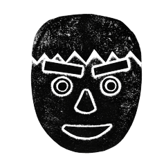 Kansai Bold Face Stickers