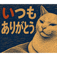 Good Job, Meow | Cute White Cat Stickers