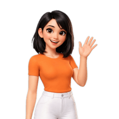 Kai orange short sleeve tee