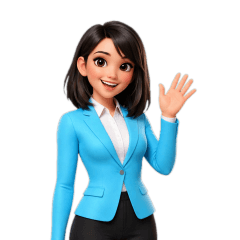 Bua blue suit, business look