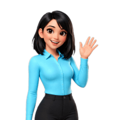 Maysa Blue long-sleeve shirt