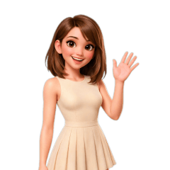 Wawa Cream sleeveless dress