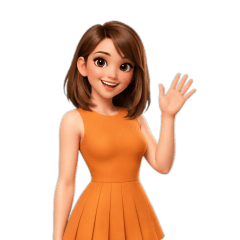 Som Orange sleeveless dress