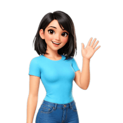 Nid blue short sleeve tee, jeans