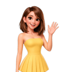 Moo Yellow strapless dress