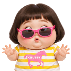 Funny face girl 225 BIG EN