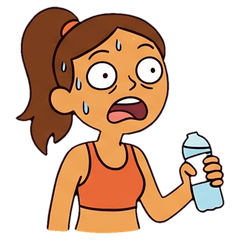 運動女孩的幽默日常：表情包