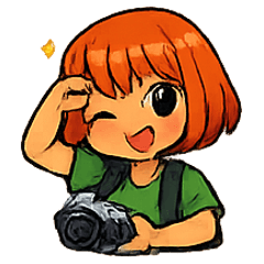 橙髮少女的拍照日常