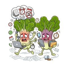 Life s bitter even veggies can not deal