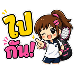 Cute Badminton Girl Daily Chat