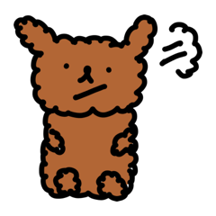 A little brown puppy