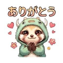 Daily Life Stickers Featuring a Meercat