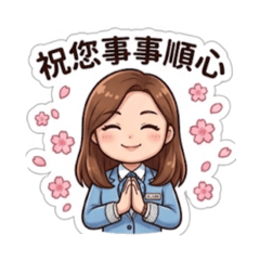 阿佩可愛問候語