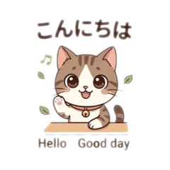 This laid-back cat is so cute