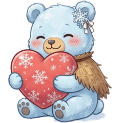 A snow bear's daily life. Ver.1