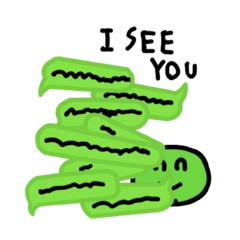 Colorful Slime!:Chat interaction