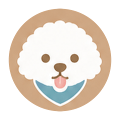 ふつうのスタンプトイプードル