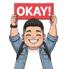 Cheerful Chubby Boy: Daily Vibes 41