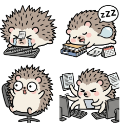 silly Hedgehog Office Drama(40 sets)