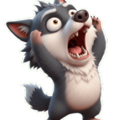 Laughing Bad Big Bad Wolf