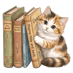 Cute Daily Cat Stickers (Munchkin)