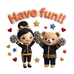 CheerGirl-POPO & Cheer Bear