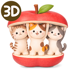 【3D】ねこねこねこ♥️ねこだくさん!敬語