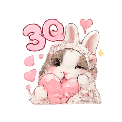 道奇公主：芯妤（兔兔無背景的生活用語一）