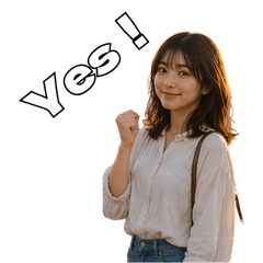 Natural Sunset Girl Reactions 1