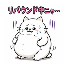 Rebound Cat | Diet Stickers