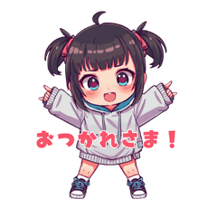 Cute Girl Stickers0110