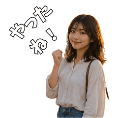 Natural Sunset Girl Reactions 2