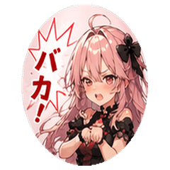 Tsundere Girls Stickers