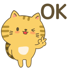 Cheddar the Cat Daily Stickers