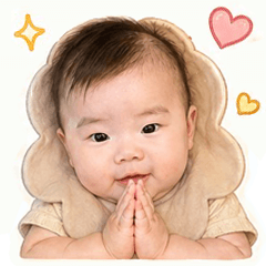 可愛蘑菇寶貝貼圖