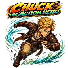 CHUCK the Action Hero by Thor & Friends