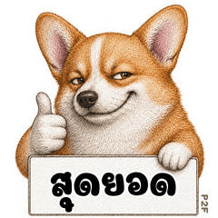 Welsh Corgi Emotion2 By Pet2Fun (TH)