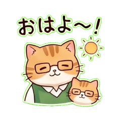 Cat Family Daily Stickers