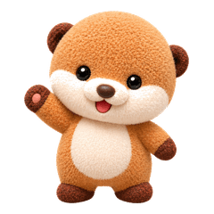 Cute Otter Daccha Stickers