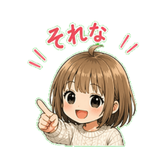Mozuku-chan Trendy Slang Stickers