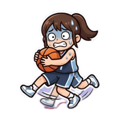basketball girl panic