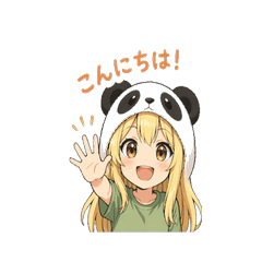 Panda Girl Daily Stickers