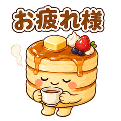 Tabe-Neko! Pancake Stickers