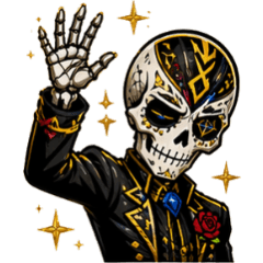 Dark Calavera - 40 Stylish Sticker