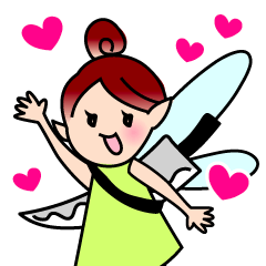 Jackknife Fairy Sticker