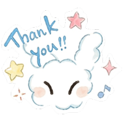 Fluffy Cloud | Everyday Phrase Stickers