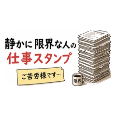 Silently On The Edge - Office Stickers