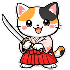 Samurai Mike Cat! Let's Duel Fairly!